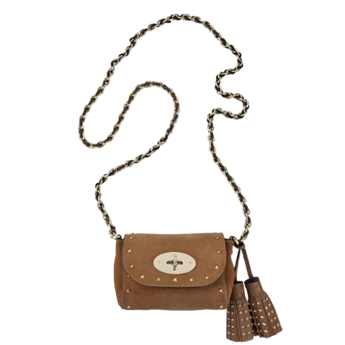 정품 멀버리 헤비 스웨이드 미니 체인 크로스백 상품이미지1