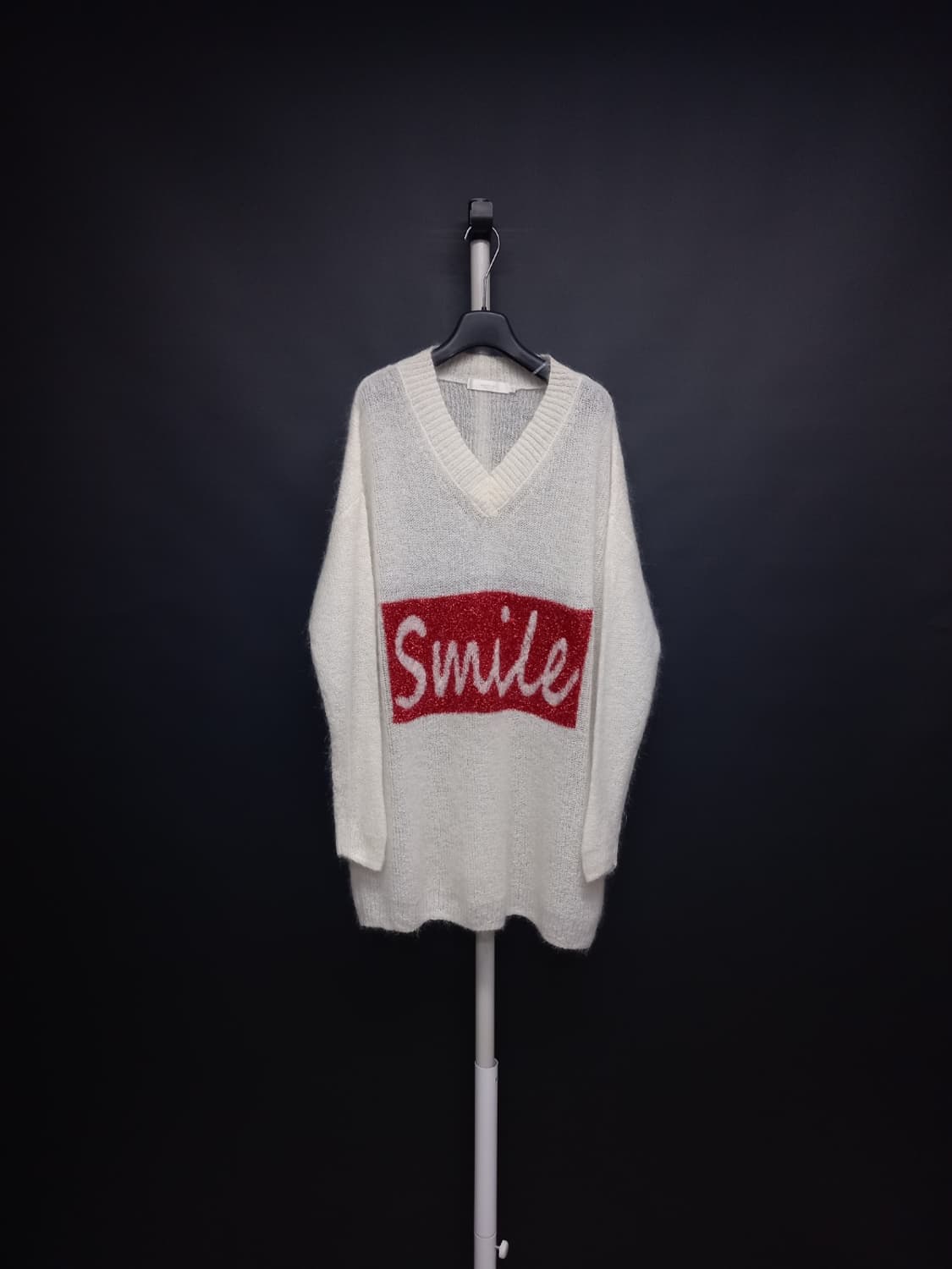 제시뉴욕 춘추동 메리노울 롱 루즈박시핏 니트 풀오버 F 상품이미지1