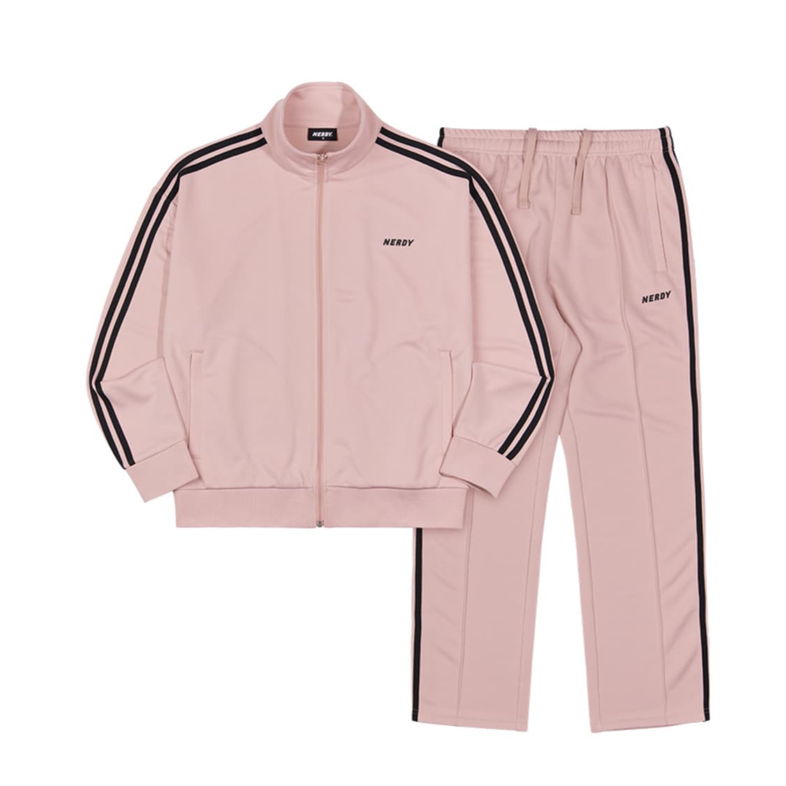 널디 엔와이 트레이닝 세트 트랙탑 져지 팬츠 셋업 핑크 M 상품이미지1