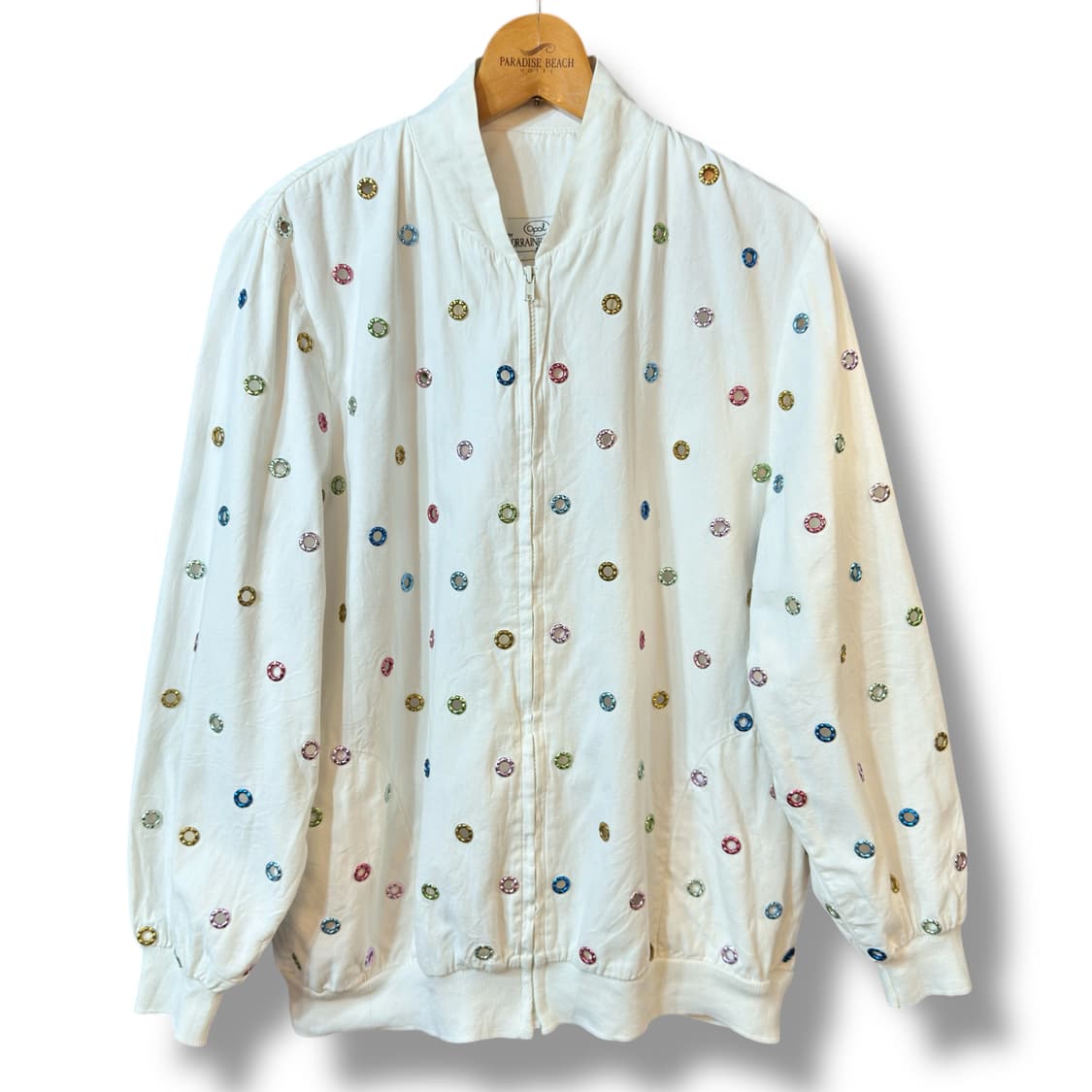 1980s USA OPAL 아일렛 디테일 자켓 상품이미지1