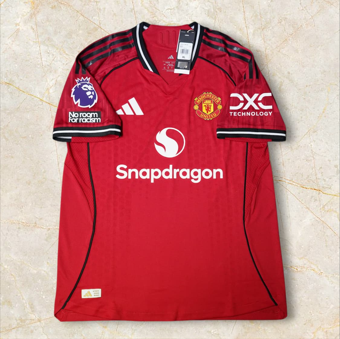 [국내 XL][어센틱] 25/26 맨유 음베모 홈 유니폼 상품이미지3