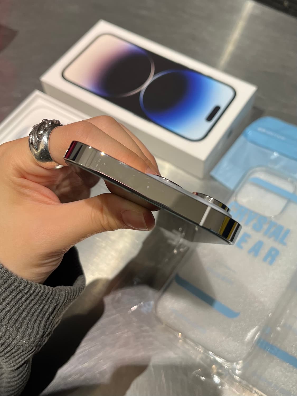 아이폰 14pro 실버 리퍼폰 풀박스 상품이미지3