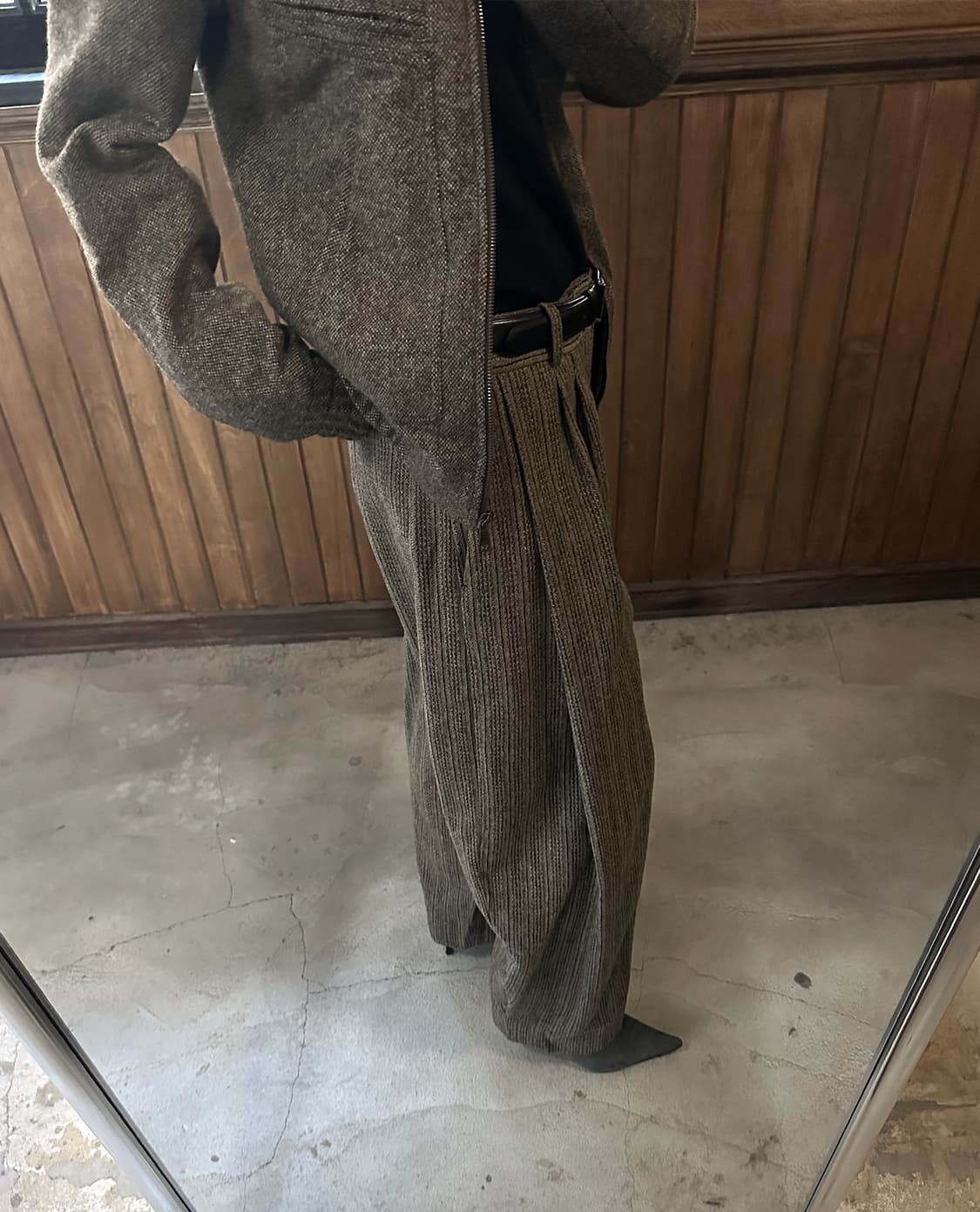 CHLOE stripe wool trouser pants 상품이미지3