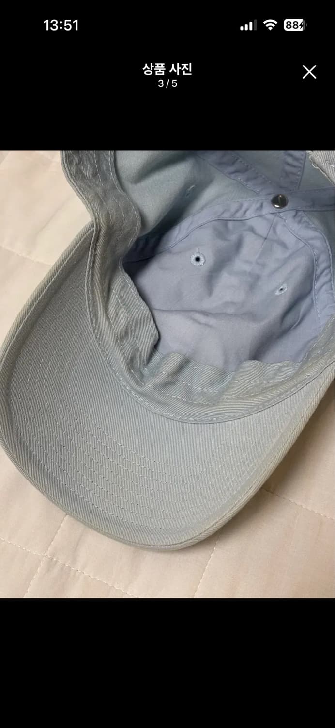 나이키 빈티지 볼캡 모자 스카이 블루 하늘색 상품이미지3