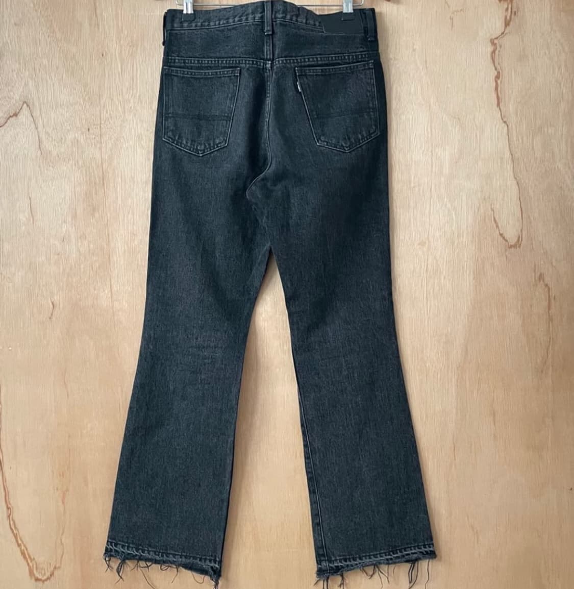 지에다 사이드 워싱 플레어 데님 팬츠 상품이미지2