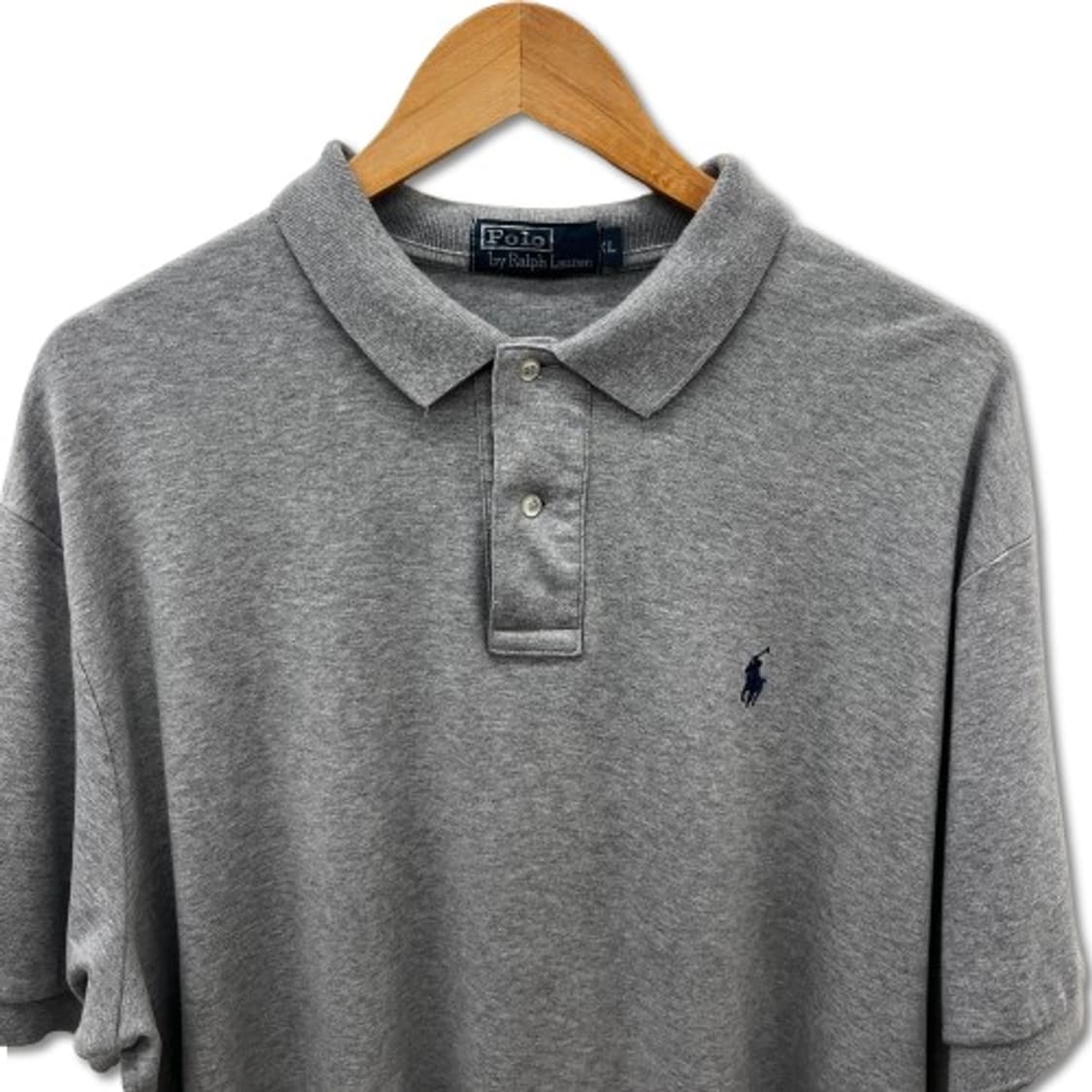 폴로 랄프로렌 반팔 카라 그레이 티셔츠 상품이미지3