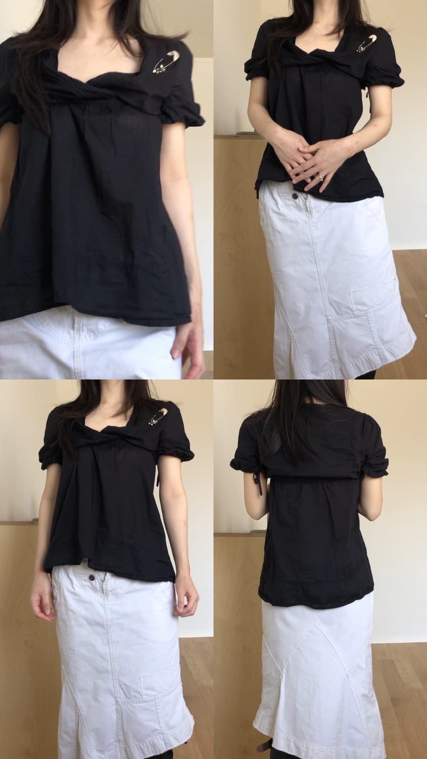 [직수입] 빈티지 esprit 코튼 블라우스 상품이미지2