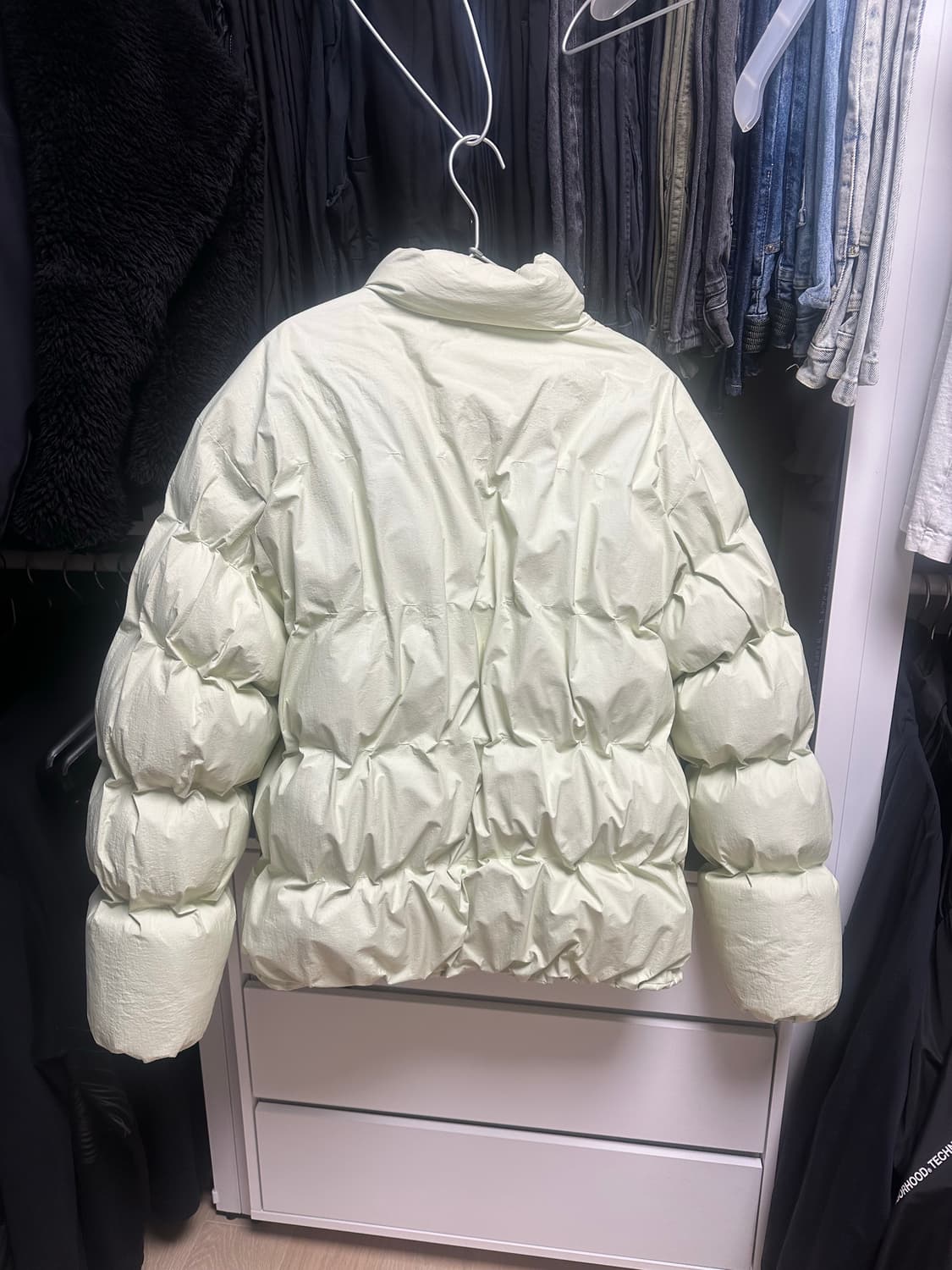 PAF 파프 4.0 다운 패딩 라임 판매 상품이미지2