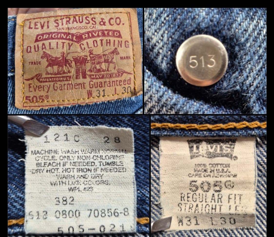 리바이스 90s 미제 505 상품이미지4