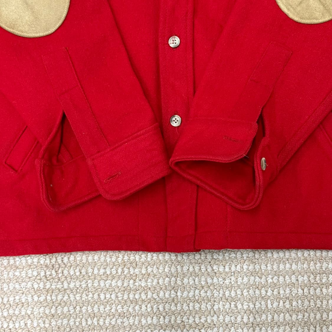 울리치 Woolrich 레드 울 빈티지 자켓 상품이미지4