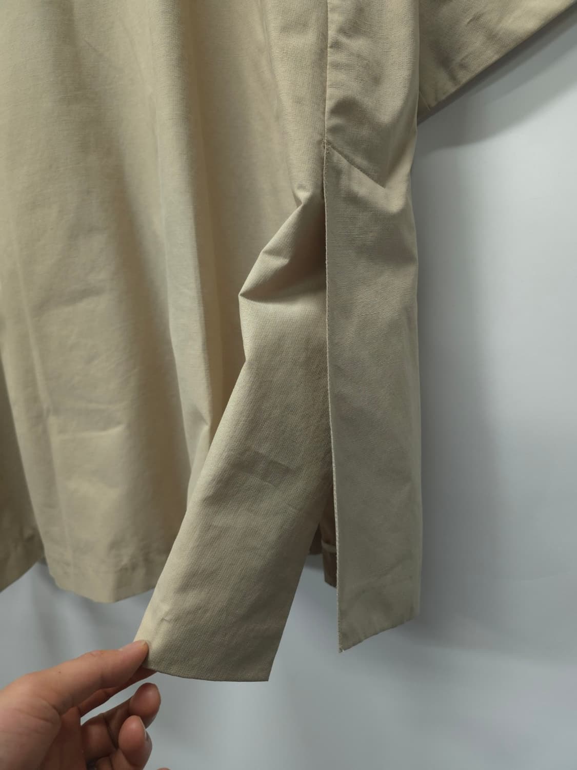 한섬 시스템 하프소매 루즈핏 간절기 코트 (66~66반) 상품이미지8