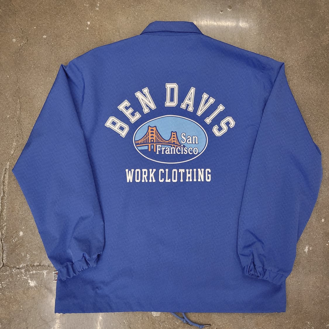 벤데이비스 블루 워크자켓 일본빈티지 상품이미지5