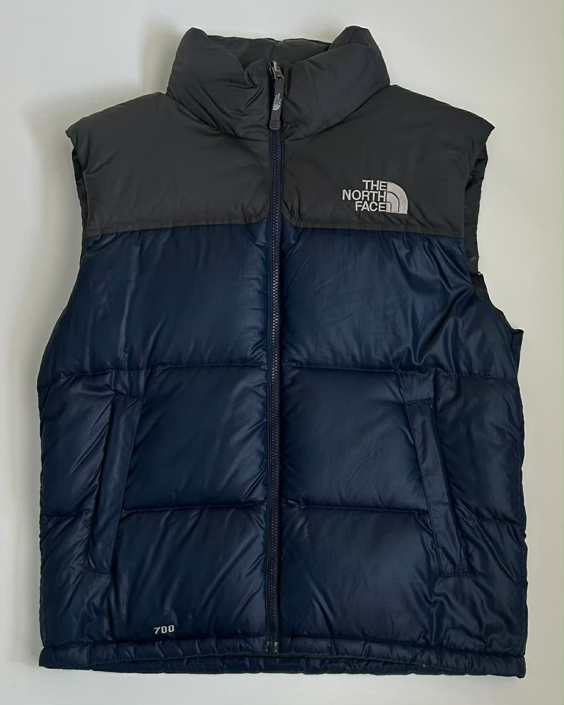 [M] 노스페이스 700눕시 다운 패딩 베스트 네이비 조끼 상품이미지1