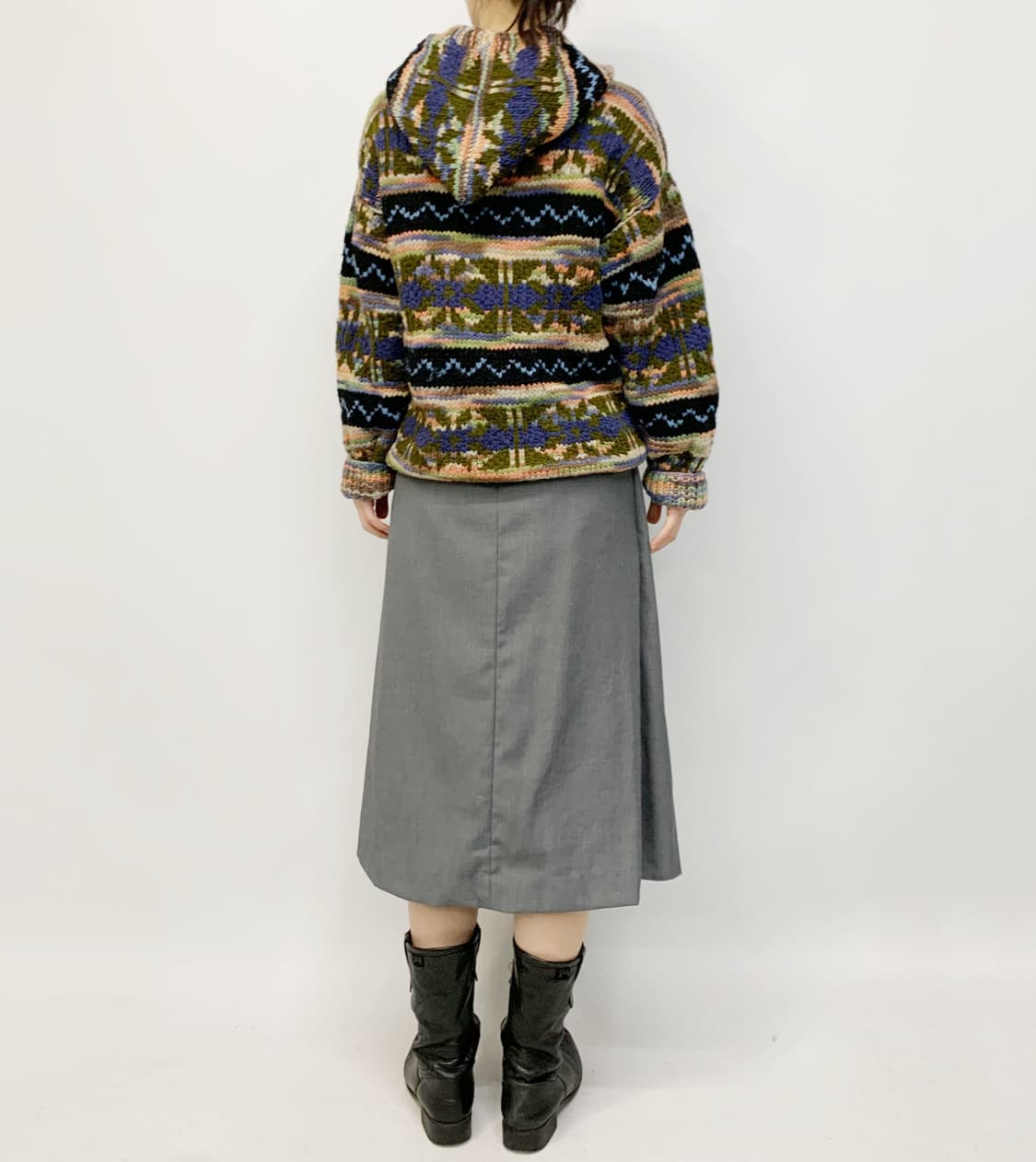 ARTESANIA hand made in ecuador 니트 후드집업 상품이미지4