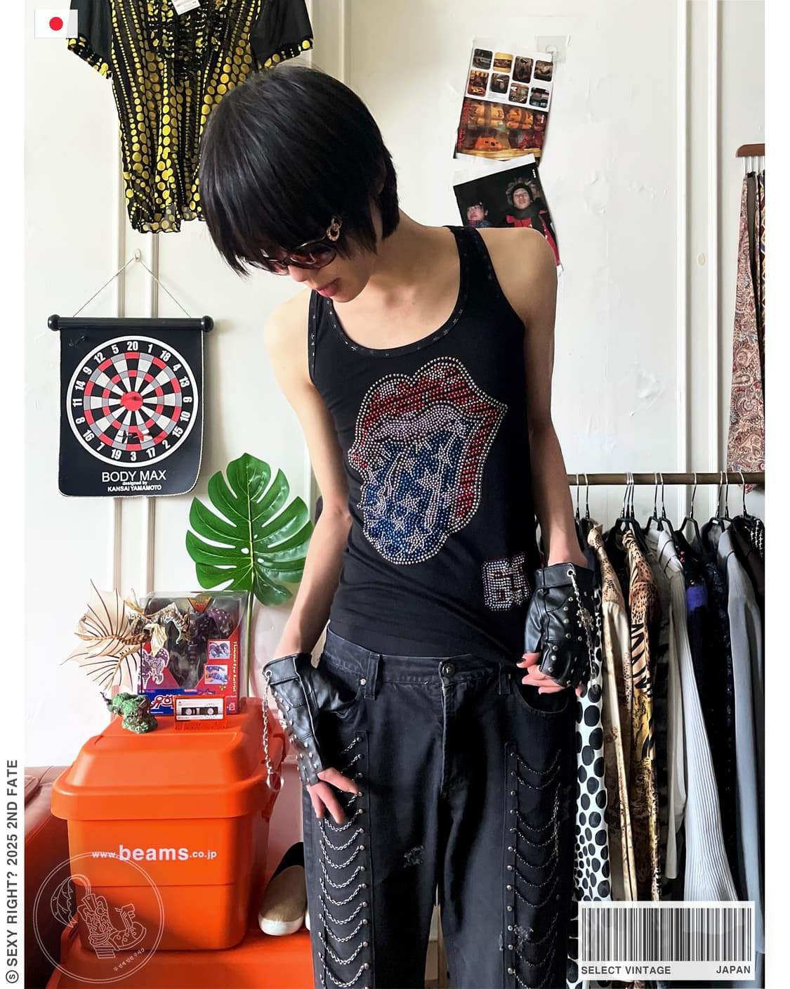 The Rolling Stones Icon Studs Sleeveless 상품이미지1