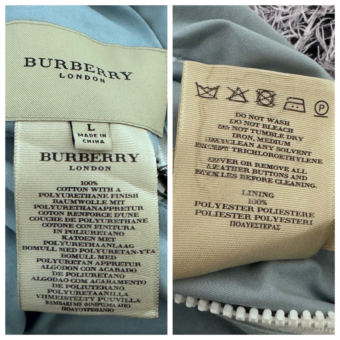 버버리 노바 체크 리버시블 후디 자켓 L 상품이미지5