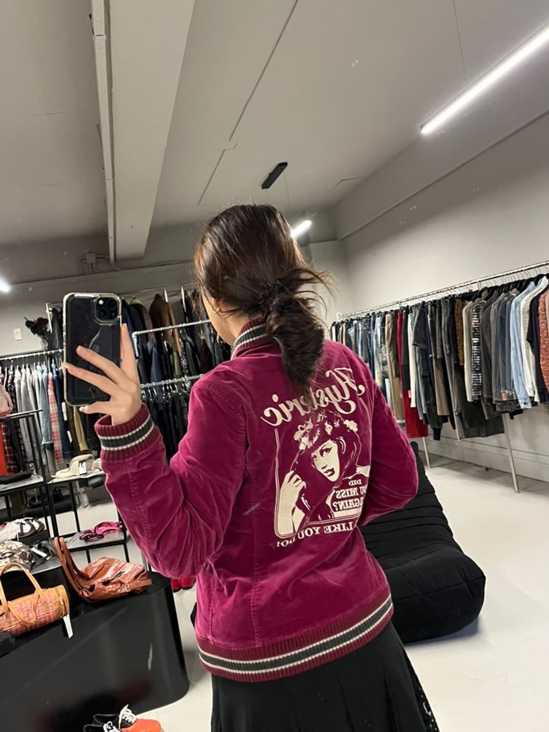 HYESTERIC GLAOMUR velour graphic jacket 상품이미지1