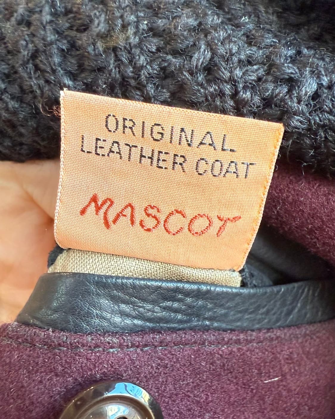 마스콧 블랙 오리지널 레더 자켓  상품이미지8