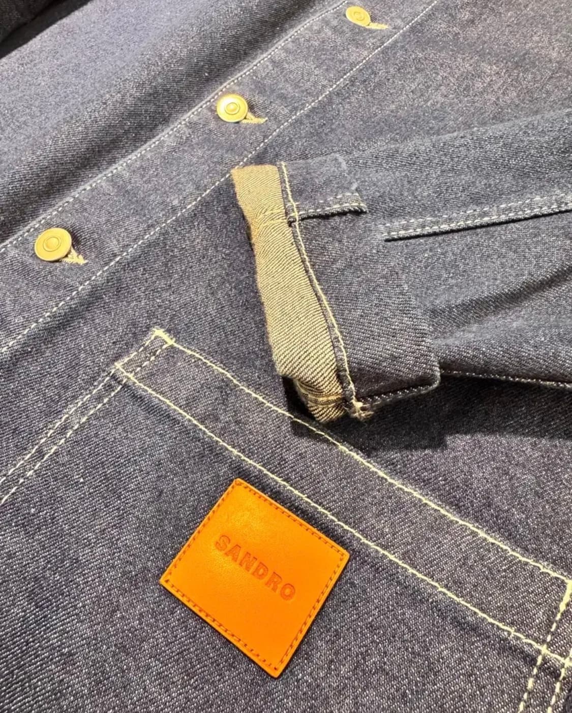 산드로 데님 워크자켓 상품이미지3