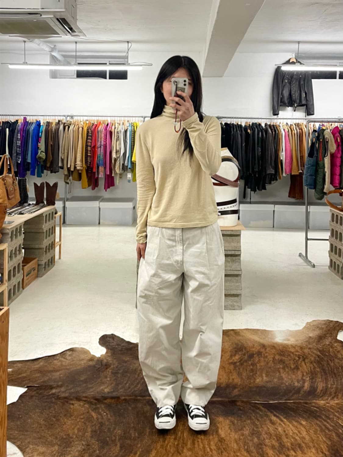 90’s COMME DES GARCONS homme two tuck ch 상품이미지1