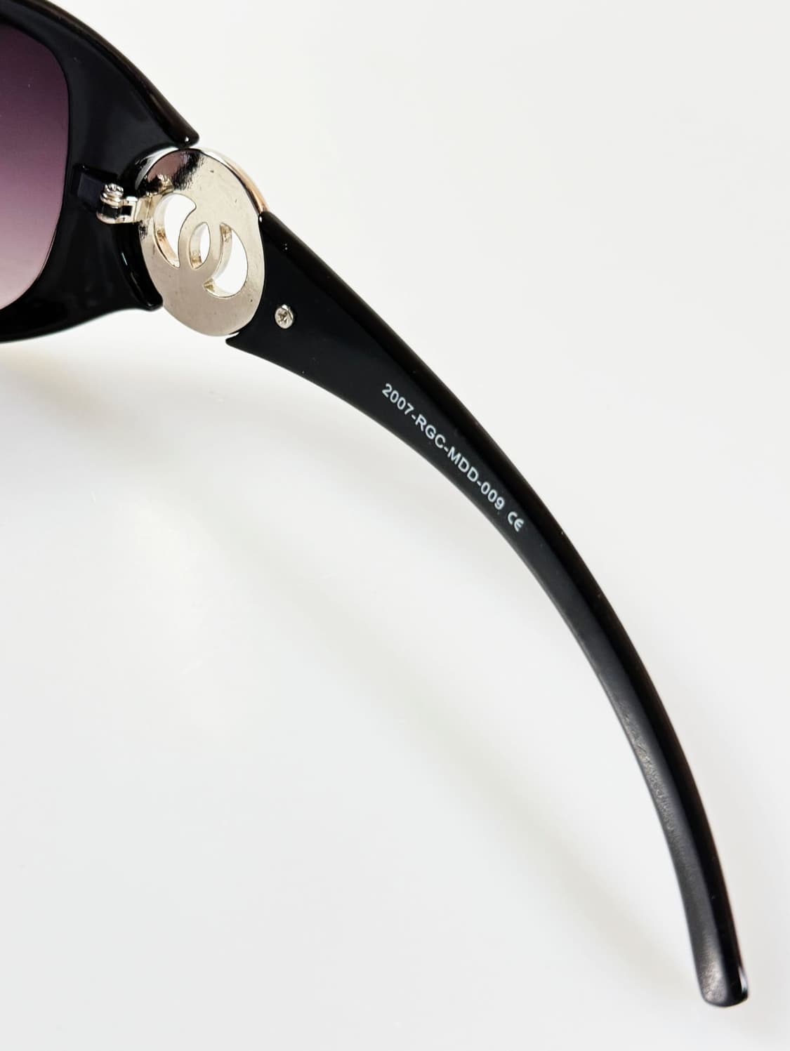 블랙 오버사이즈 볼드 스퀘어 프레임 빈티지 선글라스 표 상품이미지6