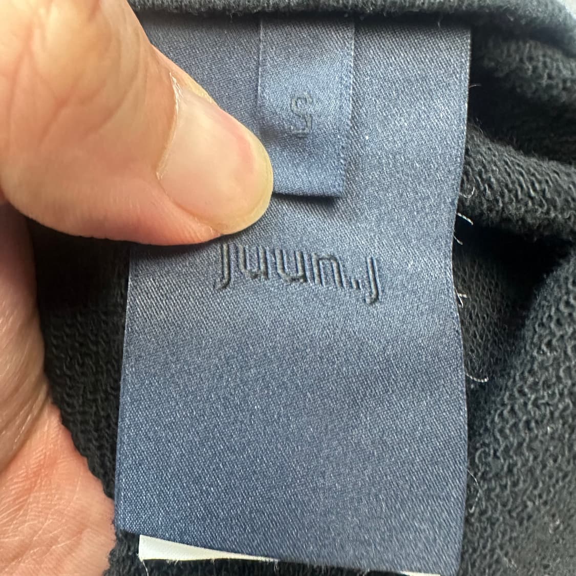 준지 오버사이즈 블랙후드티 S 상품이미지4