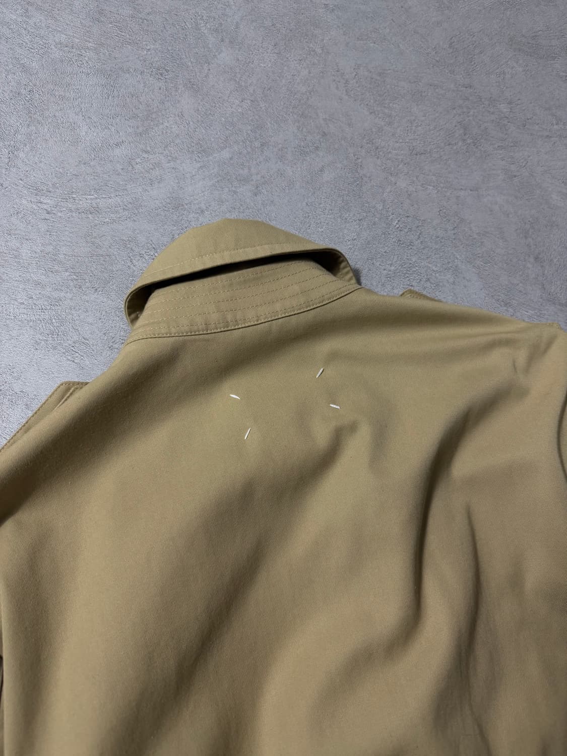 18AW 메종 마르지엘라 컷오프 스티치 트렌치 자켓 상품이미지9