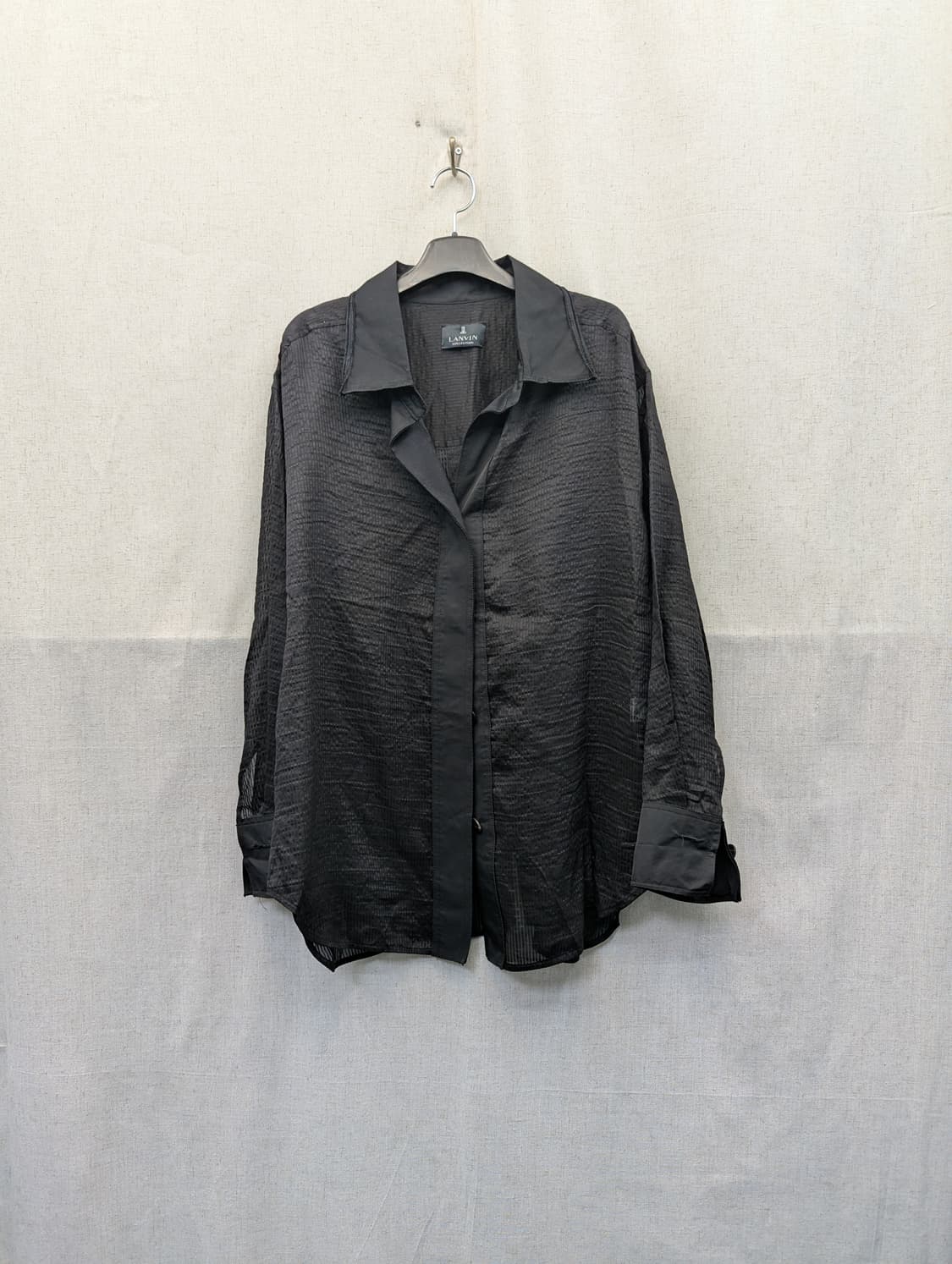 LANVIN 랑방 블랙 셔츠 상품이미지1