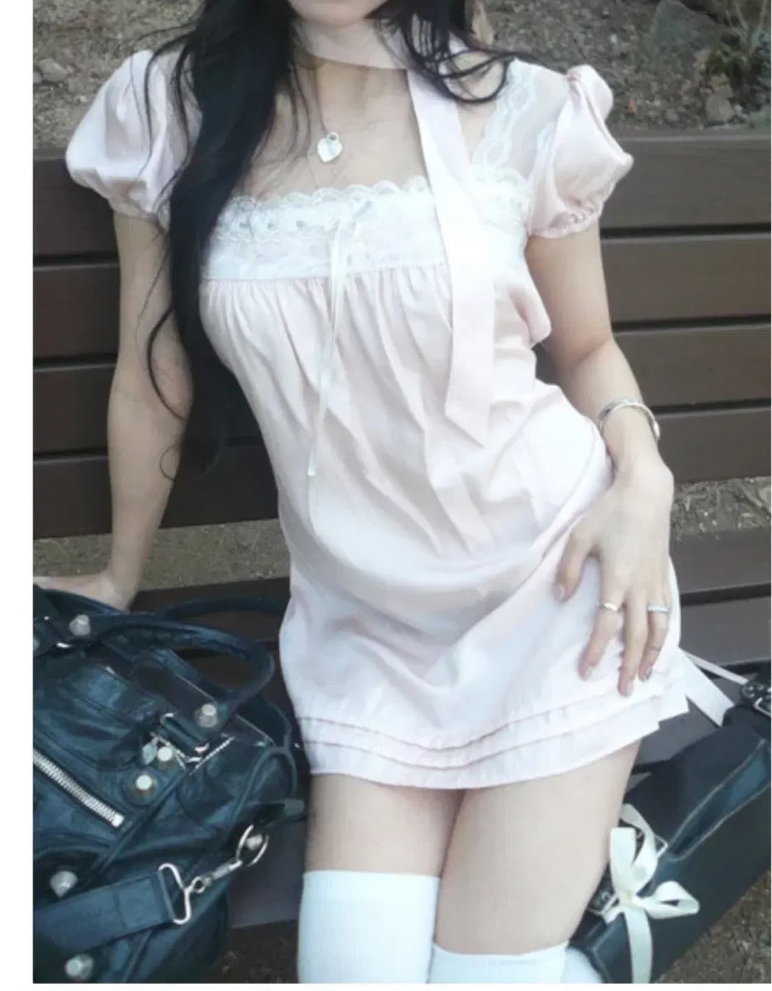엔젤넘버555 lovely babydoll dress  상품이미지1