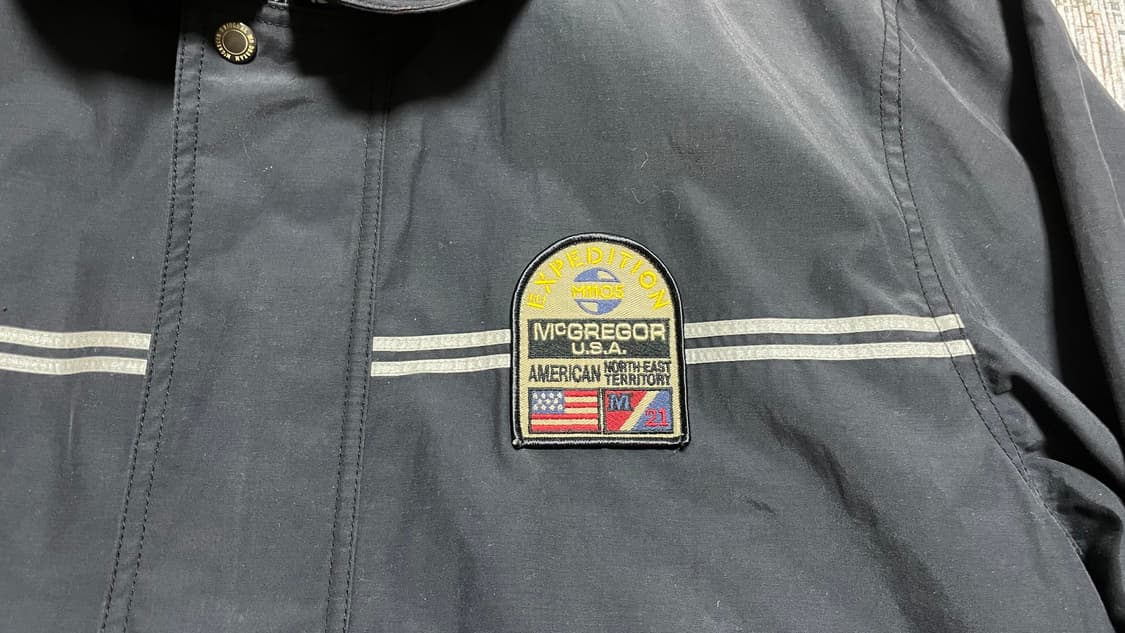 JPN 90s 일본 빈티지 맥그리거 블루종 드리즐러 윈드브레이커 필드자켓 상품이미지7