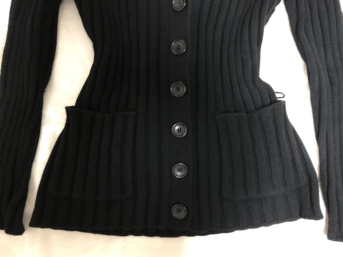 빈티지 블랙 단추 가디건 상품이미지4