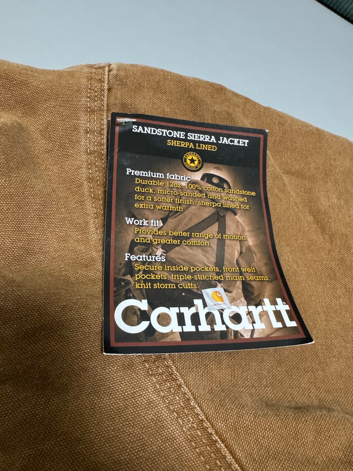 칼하트 시에라 j141 brn 데드스탁 상품이미지5