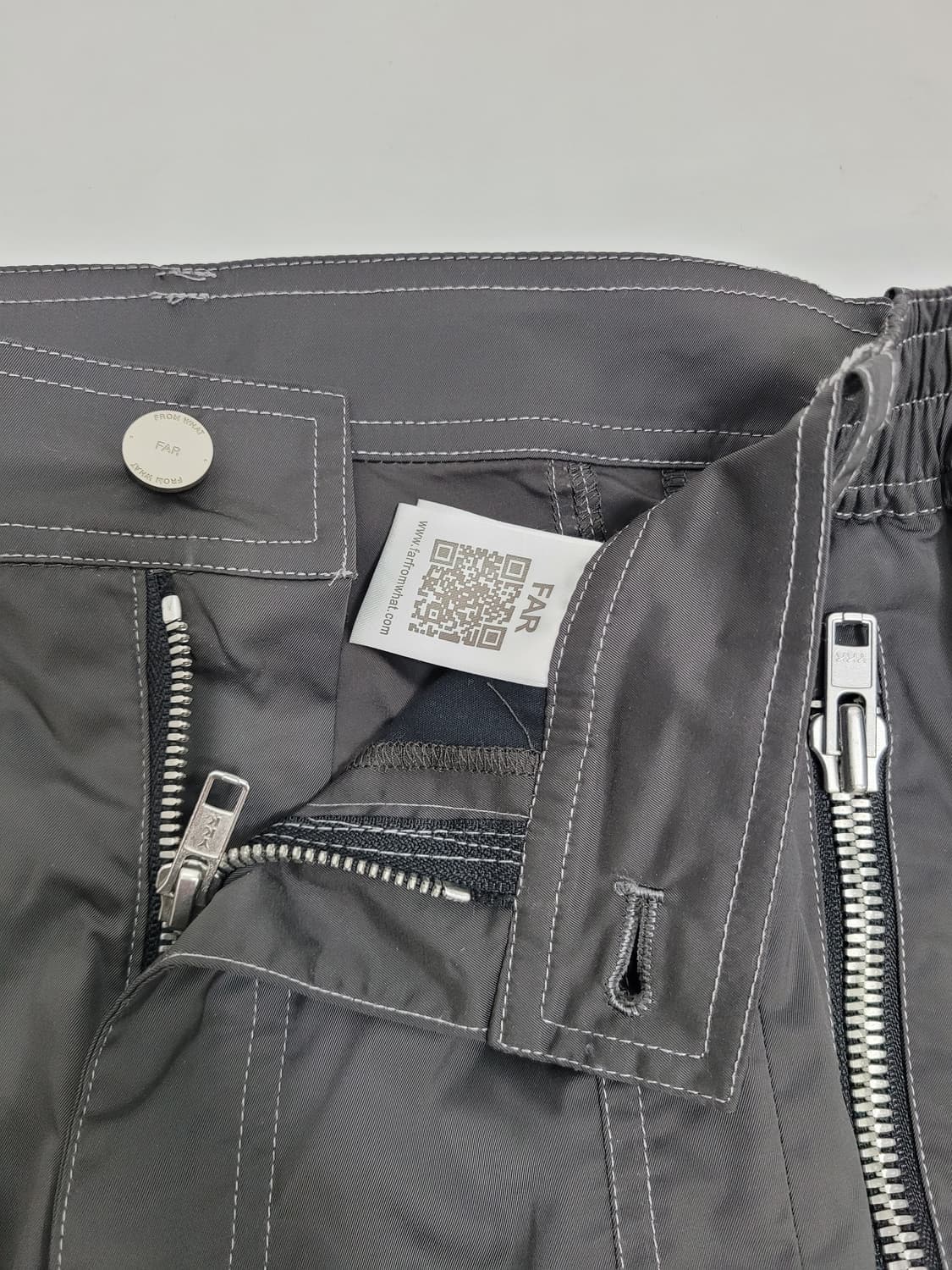 FAR FROM WHAT 파프롬왓 지퍼 트랙 팬츠 / 남 S 진그레이
 상품이미지7