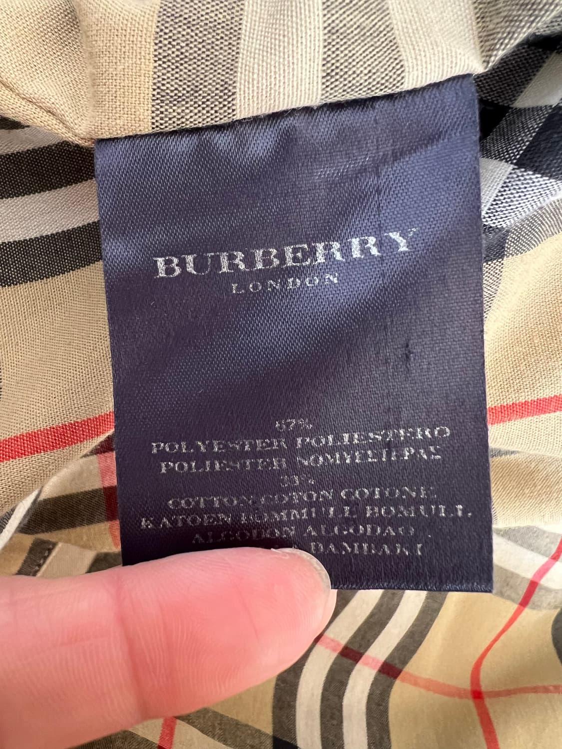 버버리 여성 베이지 개버딘맥코트 간절기싱글코트 상품이미지8