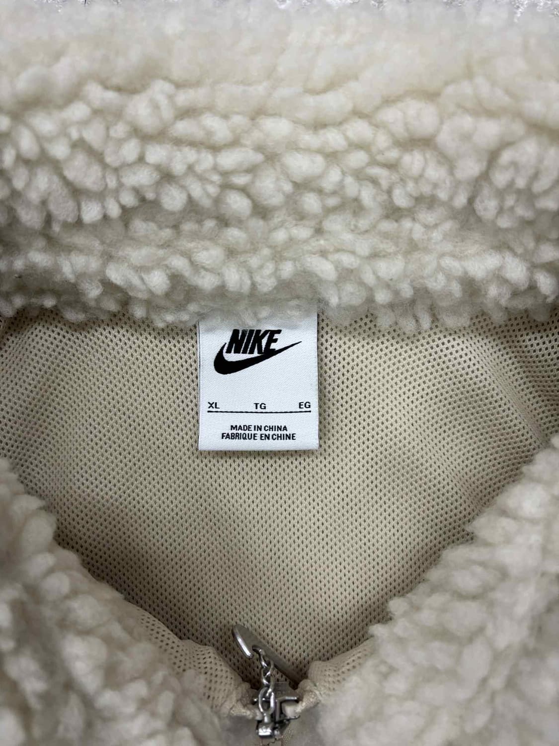 나이키 신형 더블 스우시 쉐르파 플리스 자켓 걸즈 후리스(XL) 상품이미지6