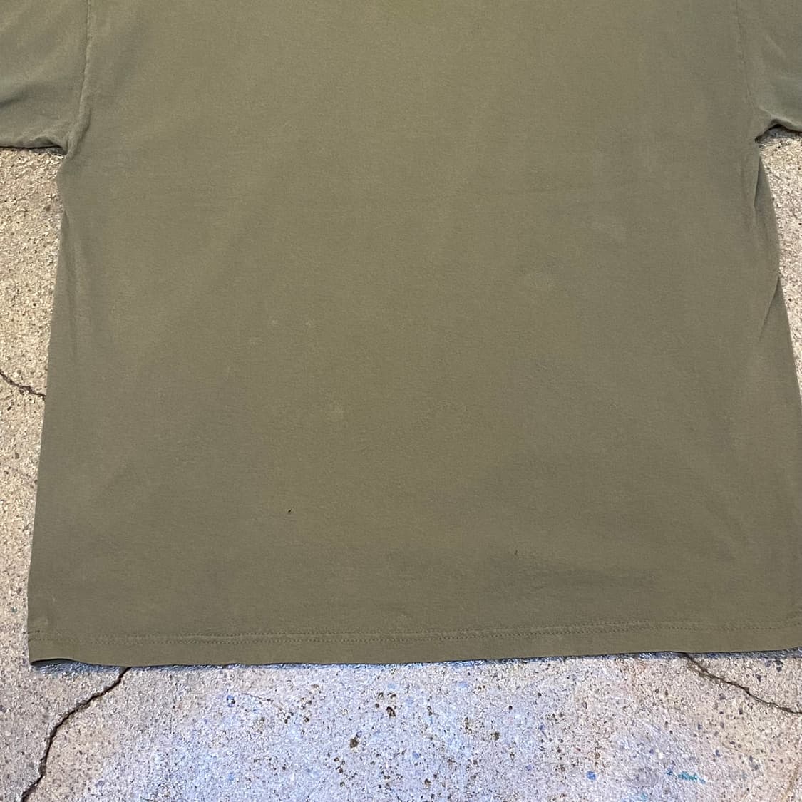 미국 빈티지 덕 커맨더 프린팅 카키 반팔티 티셔츠 상품이미지6