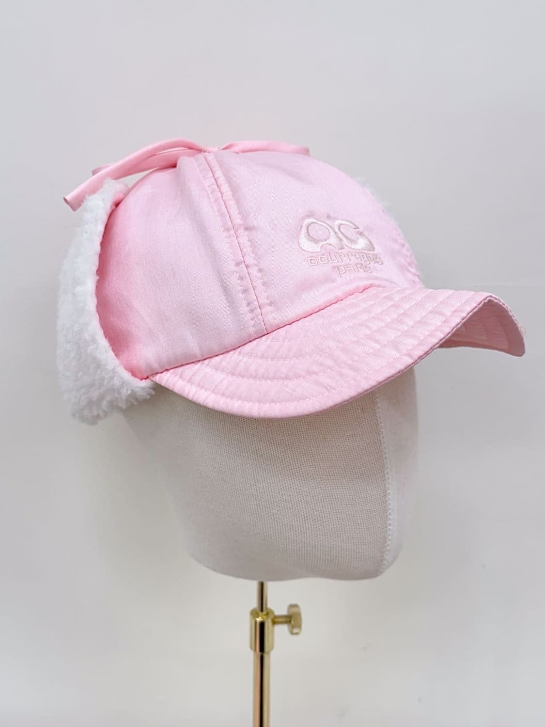  courreges / 꾸레쥬 핑크 이어머프 모자 상품이미지10