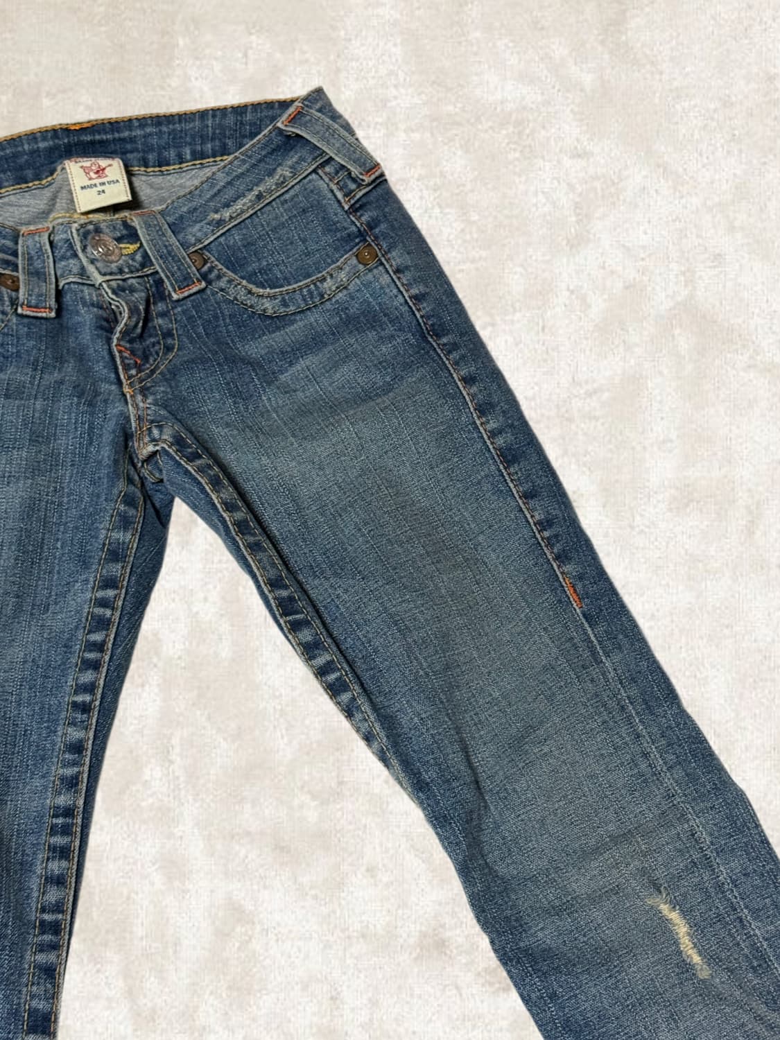 트루릴리전 Billy 빌리 플레어 부츠컷 데님 팬츠 상품이미지7