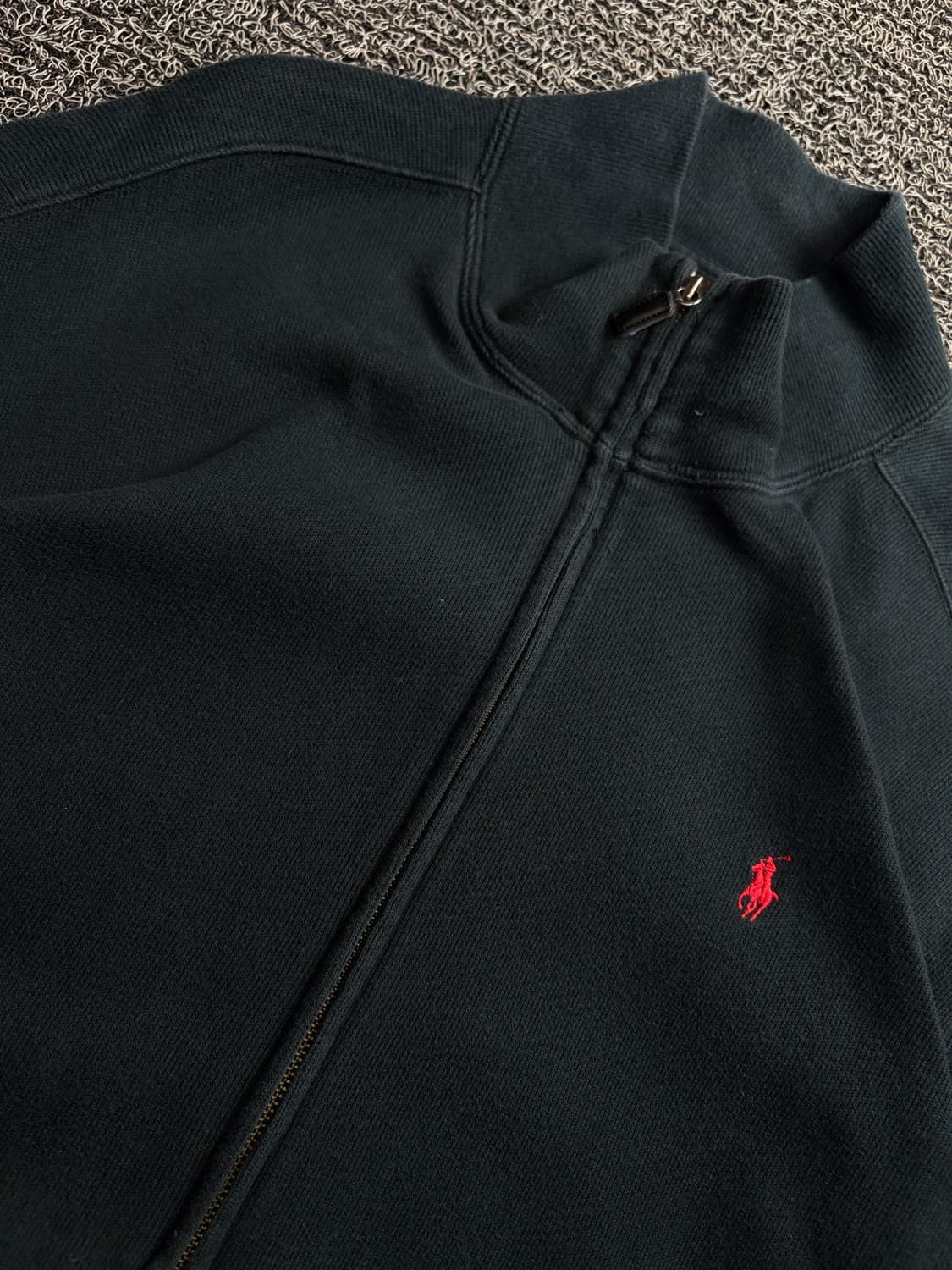 폴로 랄프로렌 포니로고 더블 니트 풀 집업 3906 상품이미지3