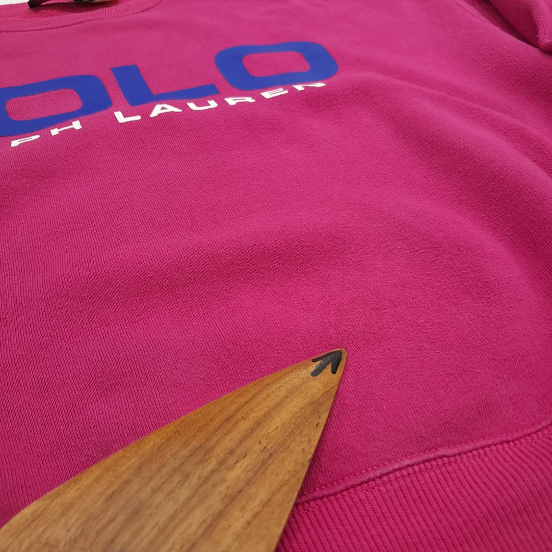 CN655W S 폴로 랄프로렌 QR 핑크 기모 스웻 맨투맨 상품이미지9