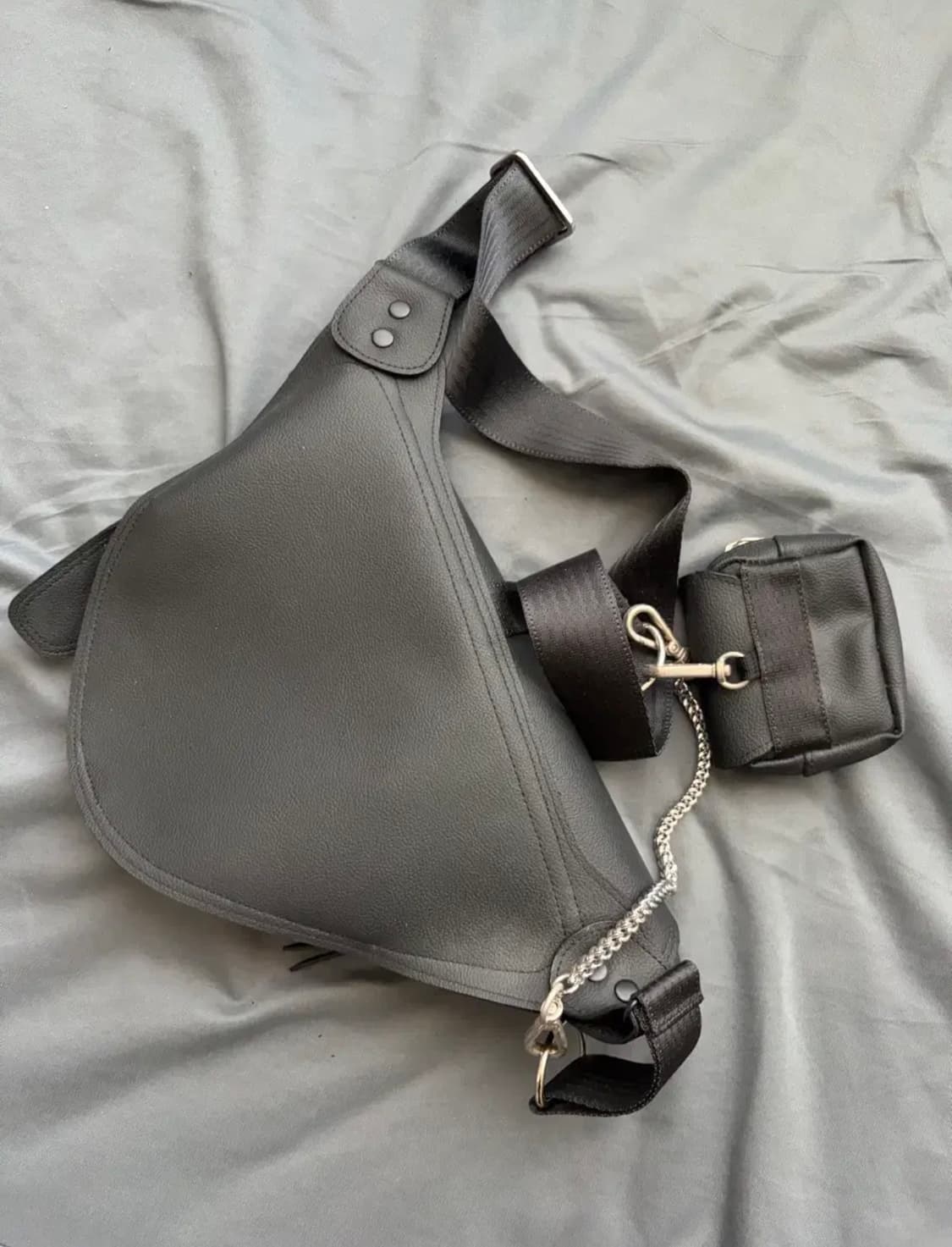 이우가마카라스Triple Covered Crow Buckle Bag 상품이미지7
