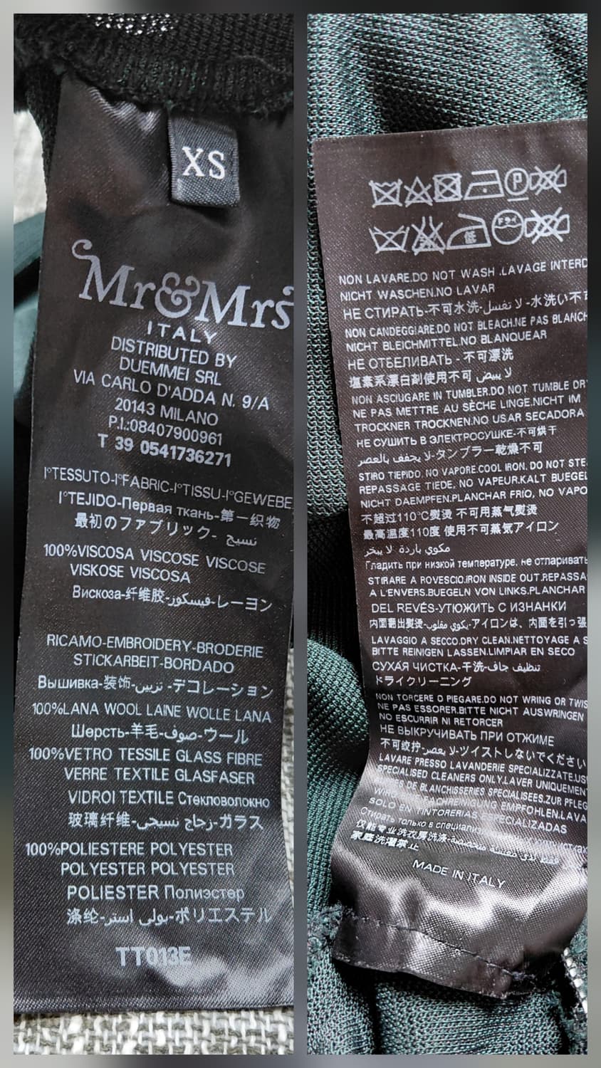 [XS] MR & MRS ITALY 아카이브 밀리터리 크롭 탑 뷔스티에 상품이미지9