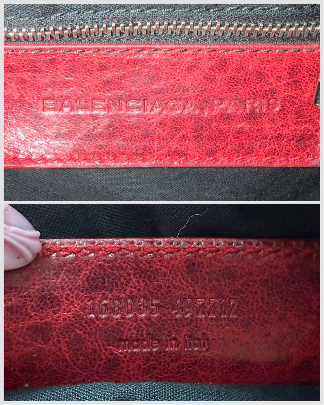 발렌시아가 휘슬 레더 백 상품이미지10