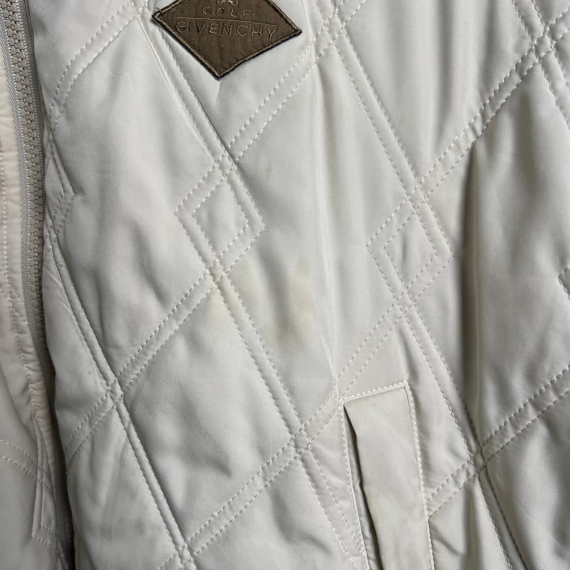 지방시 아이보리 리버시블 퀼팅 봄버 자켓 M 상품이미지9