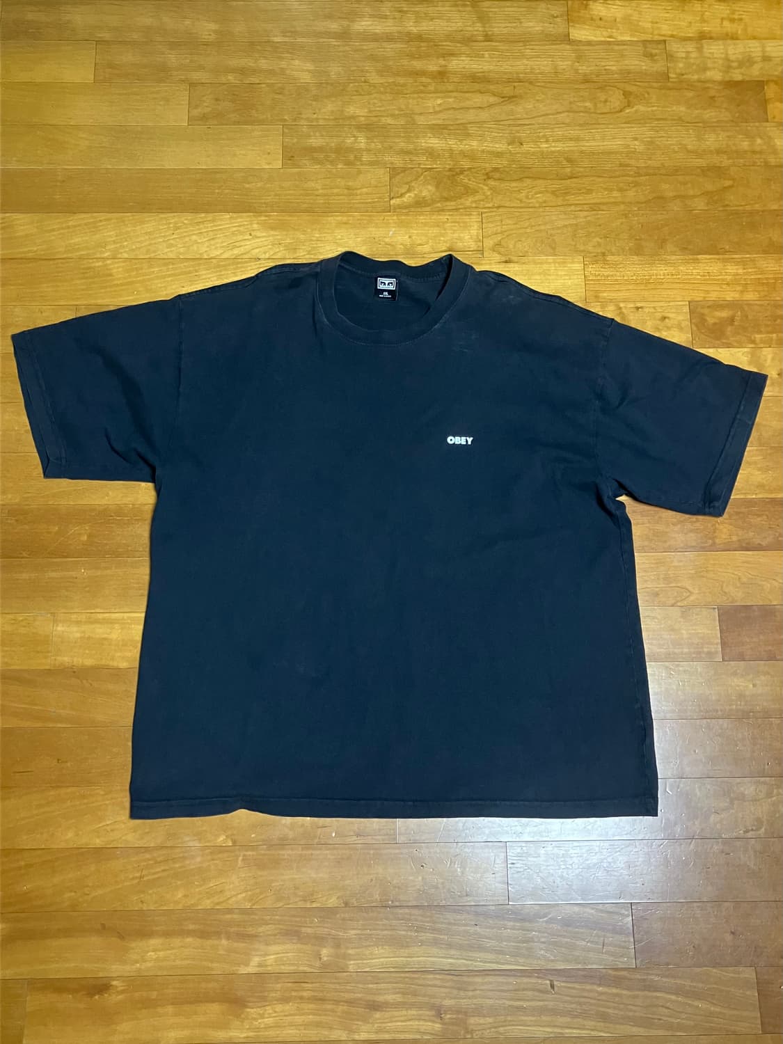 오베이 기본 블랙 반팔 xxl 상품이미지1