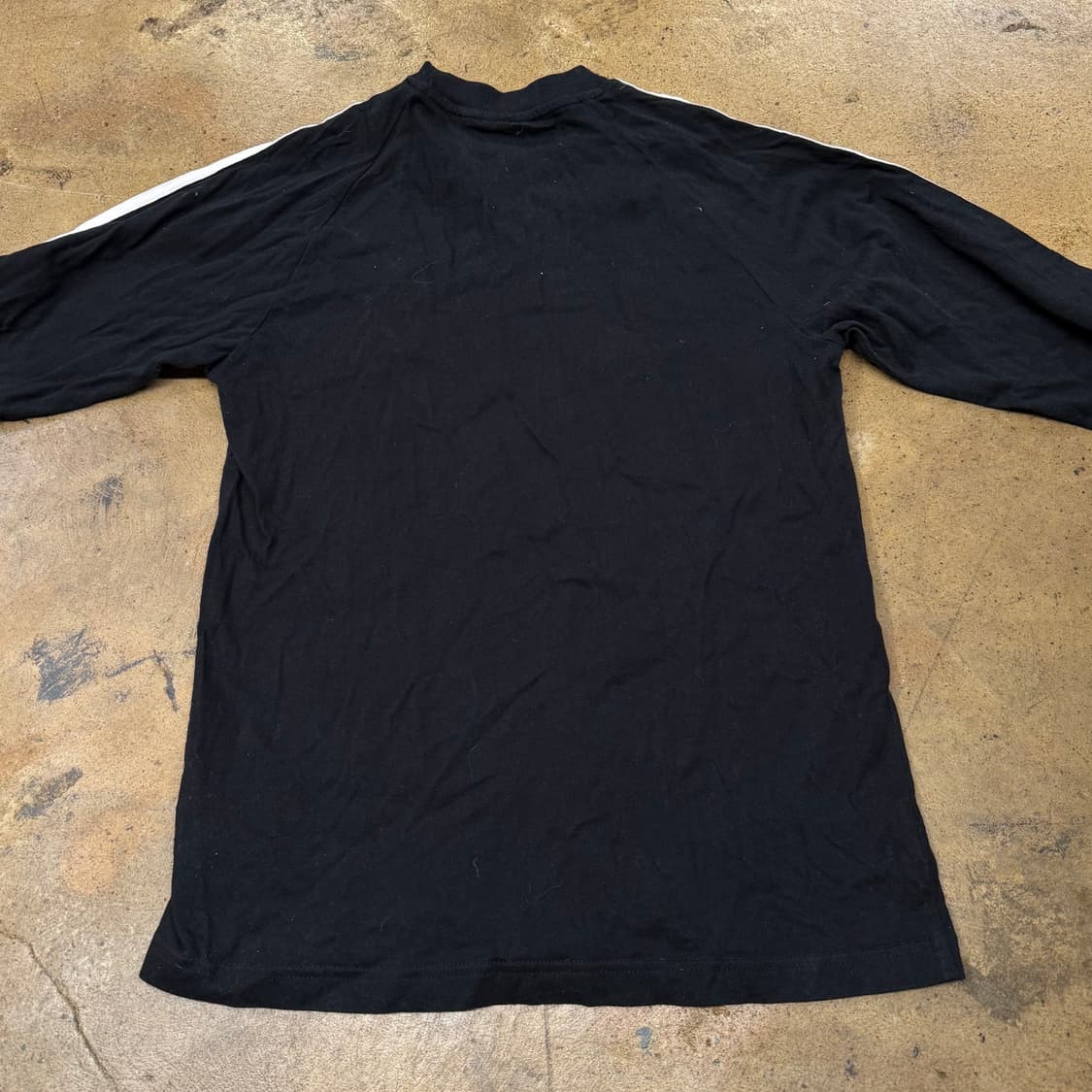 아디다스 블랙 트랙탑 롱슬리브 긴팔 티셔츠 상품이미지4