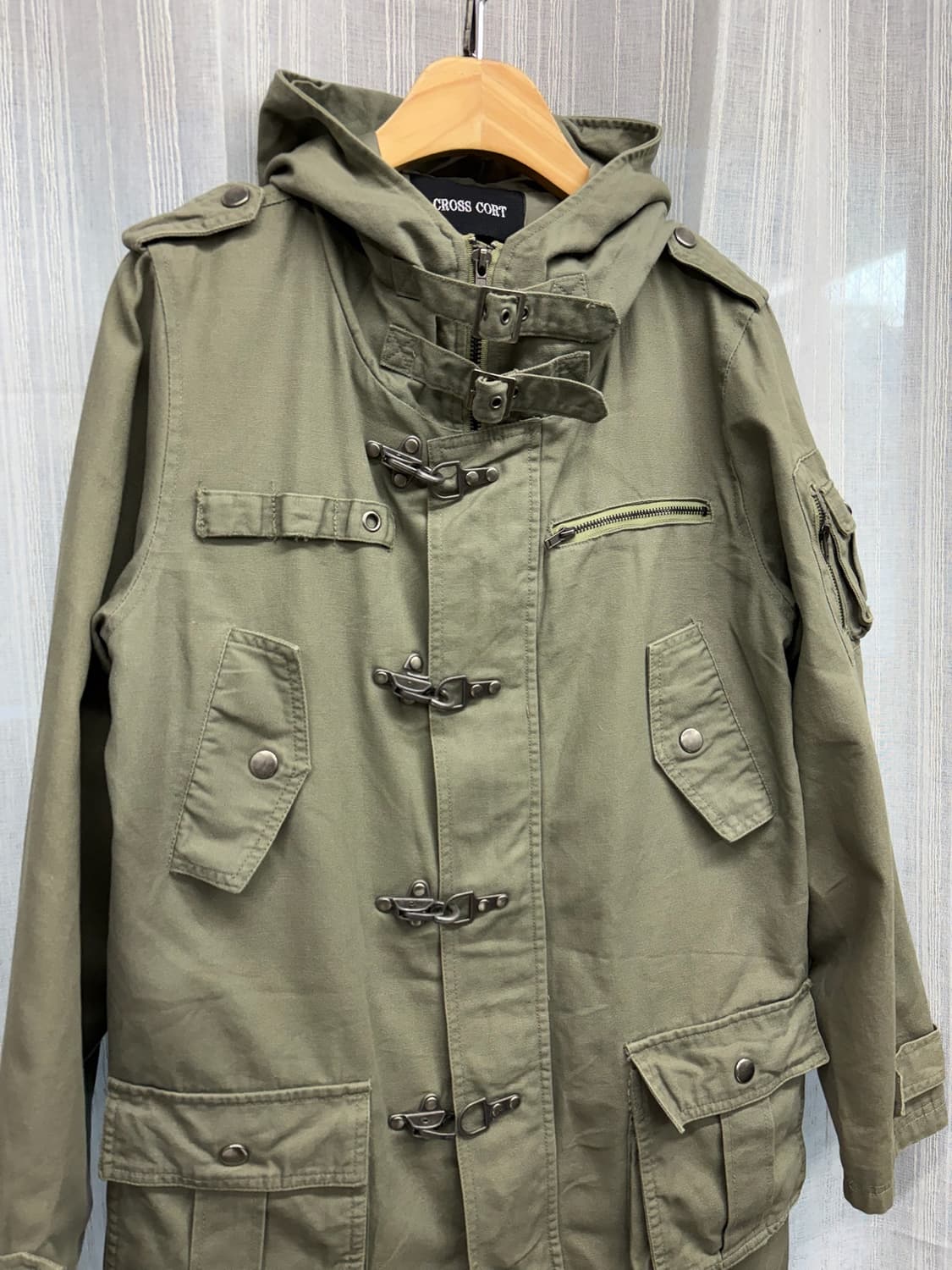 JAPAN 빈티지 파이어맨 버클 필드 야상 자켓 상품이미지4