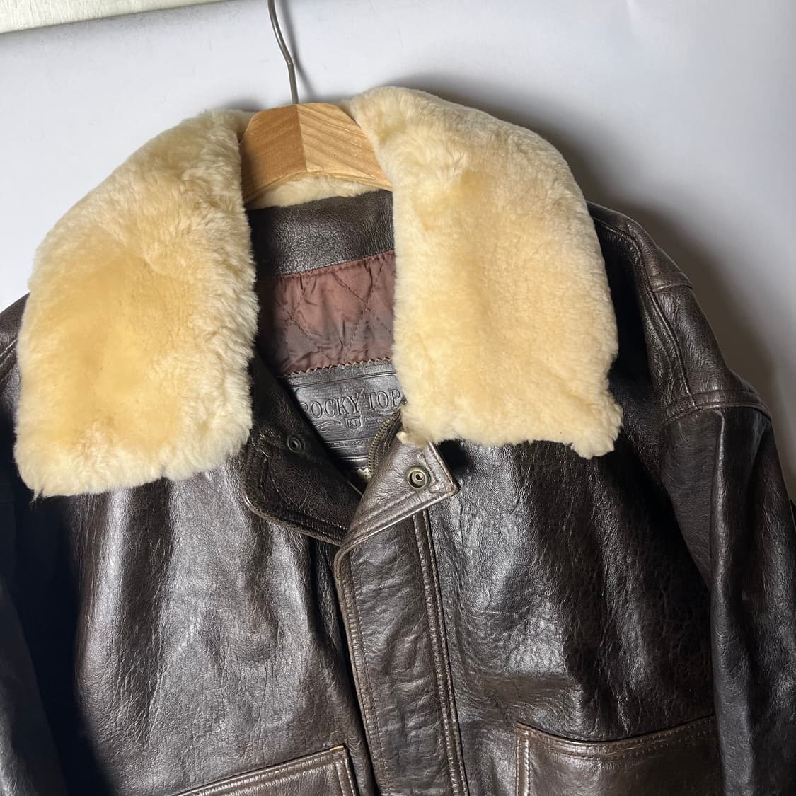 [JPN] 빈티지 재팬 USAF G-1 램스킨 무스탕 봄버자켓 상품이미지2