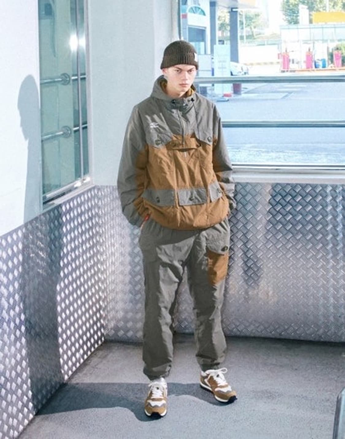 스펙테이터x엄브로 비니(올리브) 상품이미지4