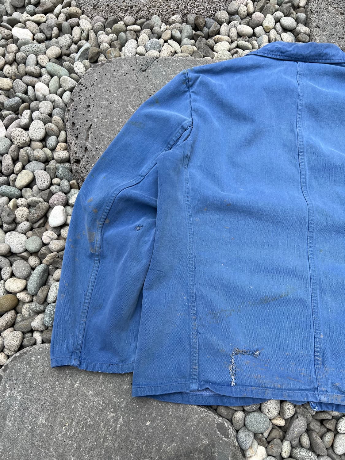 FADED LIGHT BLUE WASHING 빈티지 프렌치워크자켓 상품이미지8